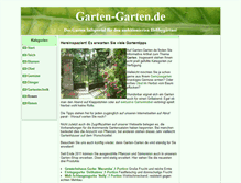 Tablet Screenshot of garten-garten.de